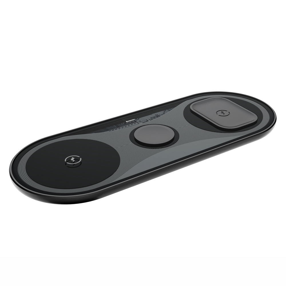 X39 For Apple Watch iPhone Airpods 3-in-1 Wireless Charger Station 15W Max Fast Charging Pad X39 For Apple Watch iPhone Airpods 3-in-1 Wireless Charger Station 15W Max Fast Charging Pad
